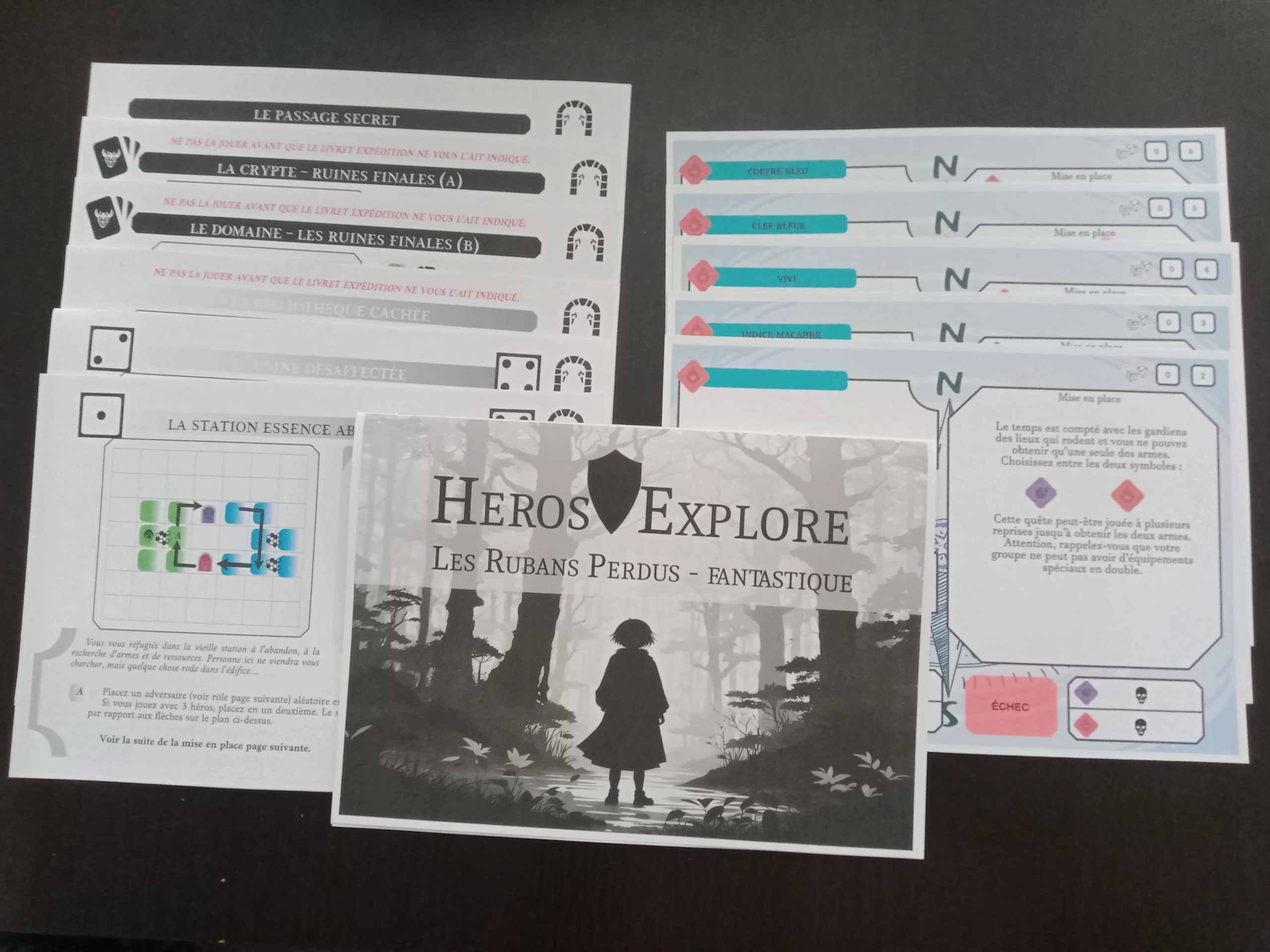 Les rubans perdus scénario livret Expédition HerosExplore fantastique